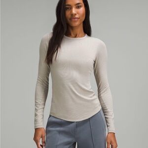 Lululemon Hold Tight Long-Sleeve Shirt: Riverstone